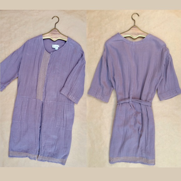 Anthro .β’ Saturday Sunday Kimono Robe Tie Waist Cardigan XS/S - Picture 4 of 12